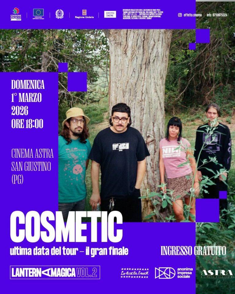 Musica, i Cosmetic chiudono il tour nazionale a San Giustino: ultima data con ospiti speciali