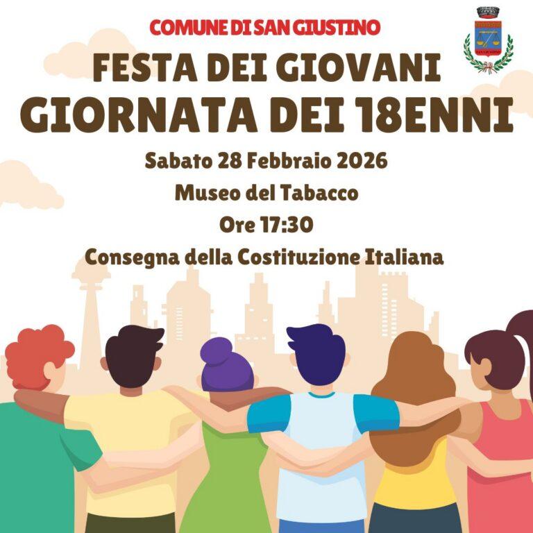 San Giustino: Festa dei Maggiorenni 2026, un benvenuto ufficiale alla cittadinanza attiva
