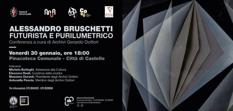 Alessandro Bruschetti pittore futurista protagonista con le sue opere di una mostra a lui dedicata nella Pinacoteca comunale di Città di Castello