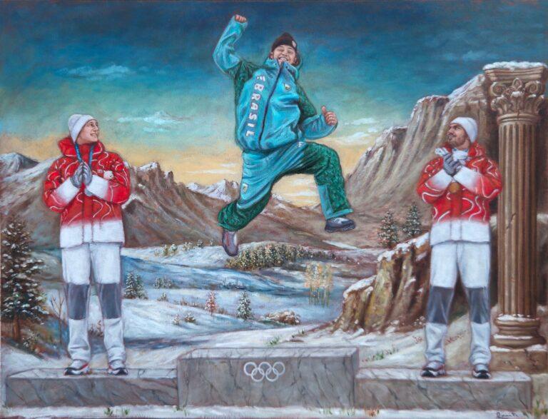 Maurizio Rapiti Artista di Città di Castello crea un’opera d’arte per le Olimpiadi Invernali