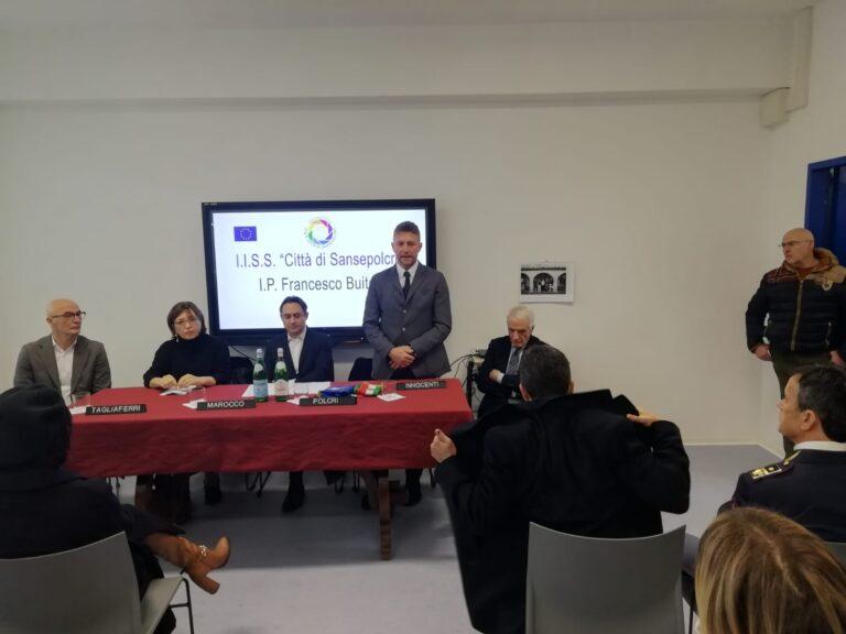 Taglio del nastro per il rinnovato Istituto Professionale “Buitoni” a Sansepolcro