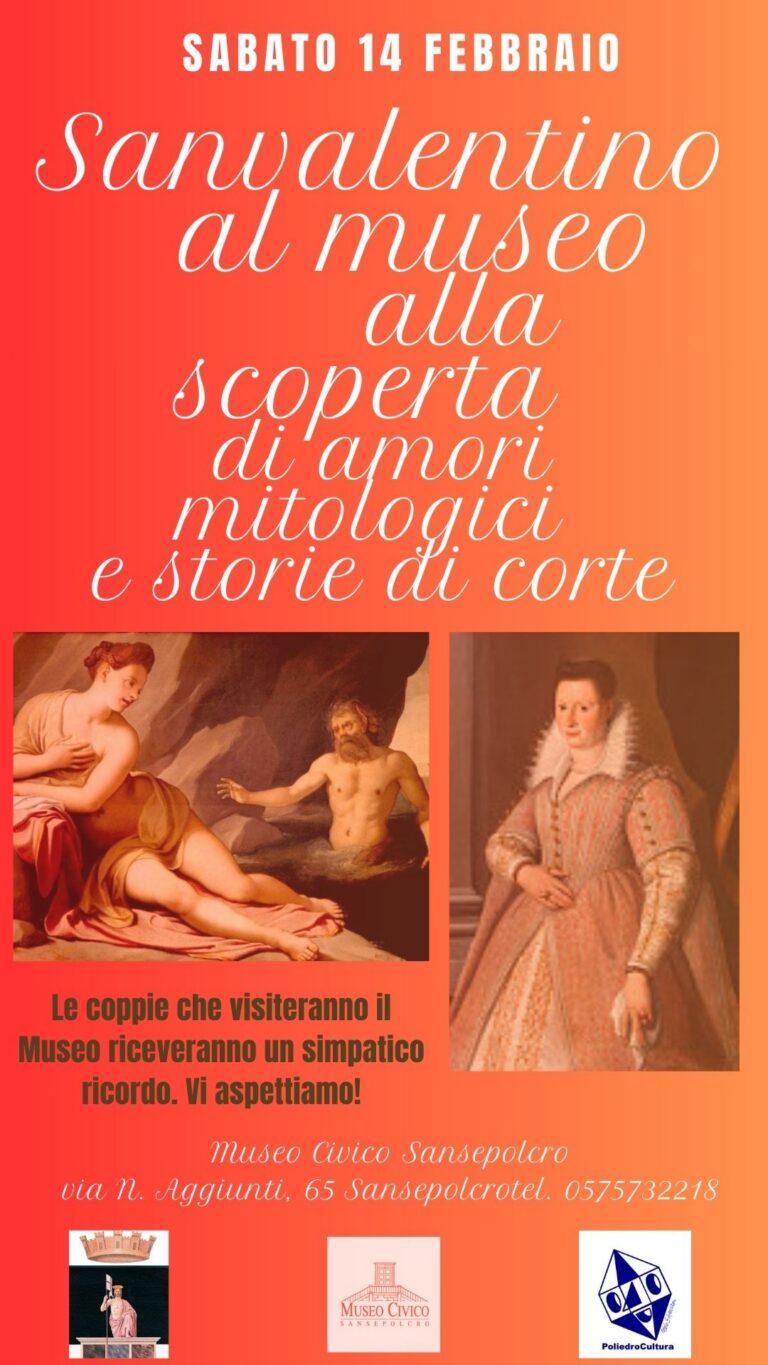 San Valentino al Museo Civico di Sansepolcro: alla scoperta di amori mitologici e storie di corte