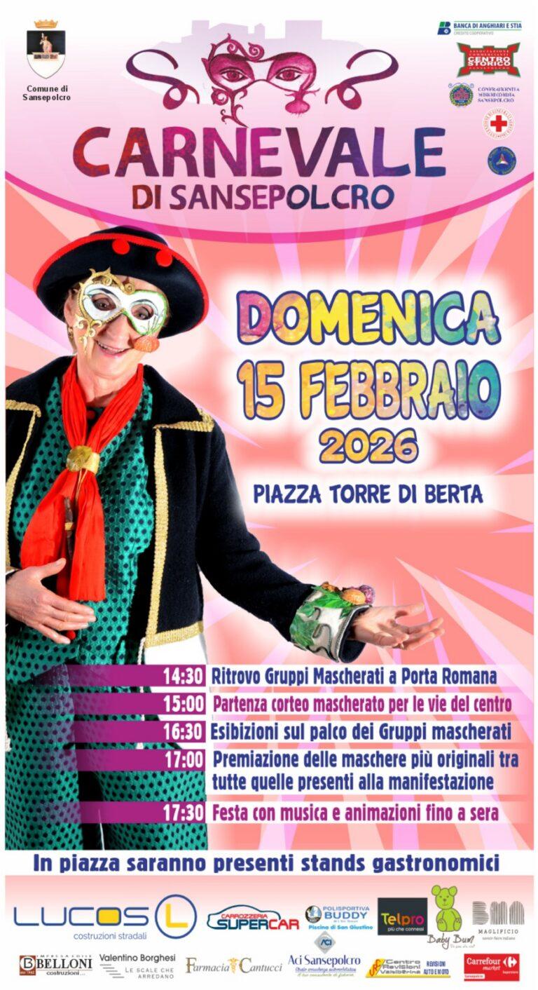 Carnevale di Sansepolcro: al via il conto alla rovescia