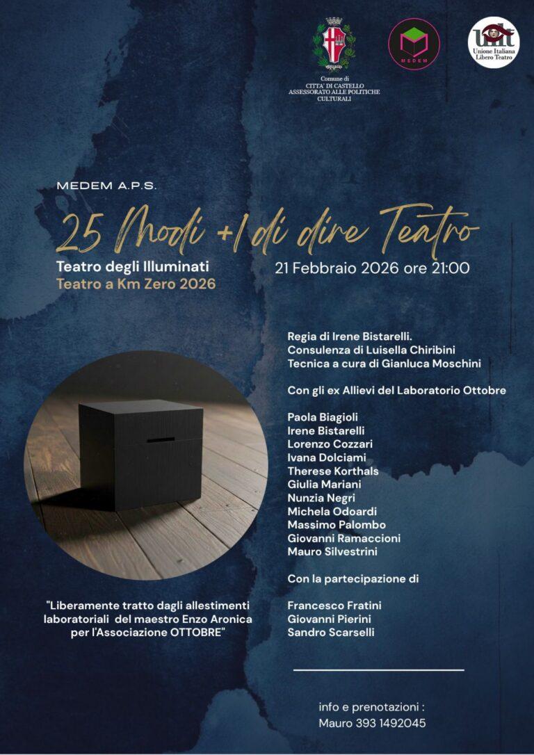 Fine settimana di teatro tra Città di Castello e Trestina: tre spettacoli per tutte le età