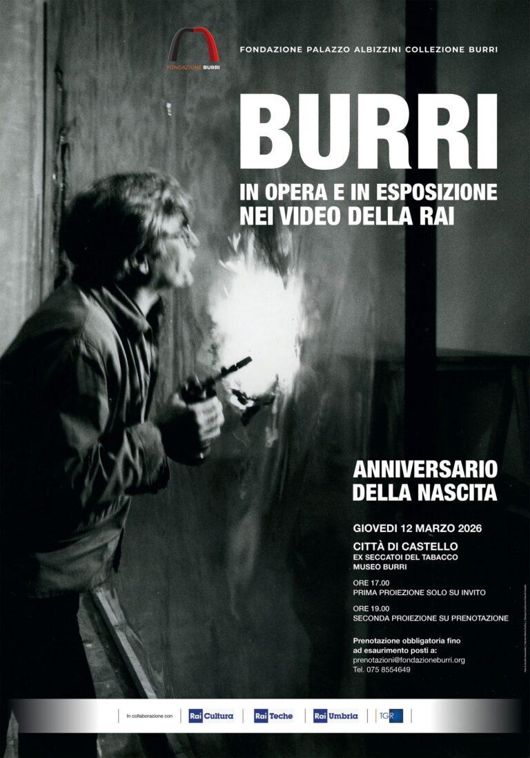 Burri 111: RAI e Fondazione Burri insieme per valorizzare un’eccellenza umbra patrimonio nazionale