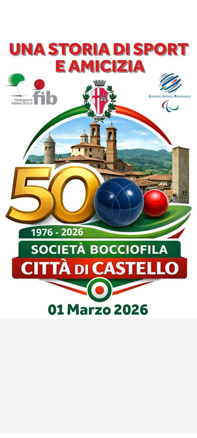 Società Bocciofila Città di Castello, 50 anni di sport e amicizia: domenica gara regionale a coppie