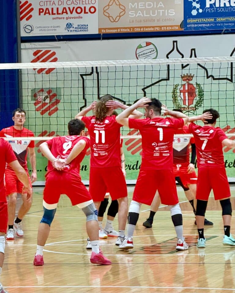 Volley Orte espugna Città di Castello 3-1: biancorossi frenati dagli errori