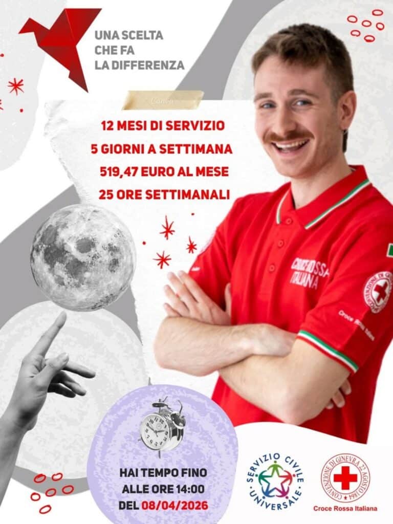 Servizio Civile in Croce Rossa: 10 posti disponibili tra Città di Castello e Umbertide per i giovani