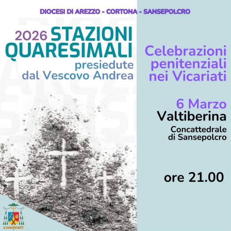 Sansepolcro, celebrazione penitenziale in Concattedrale con il Vescovo Andrea Migliavacca questa sera alle 21,00