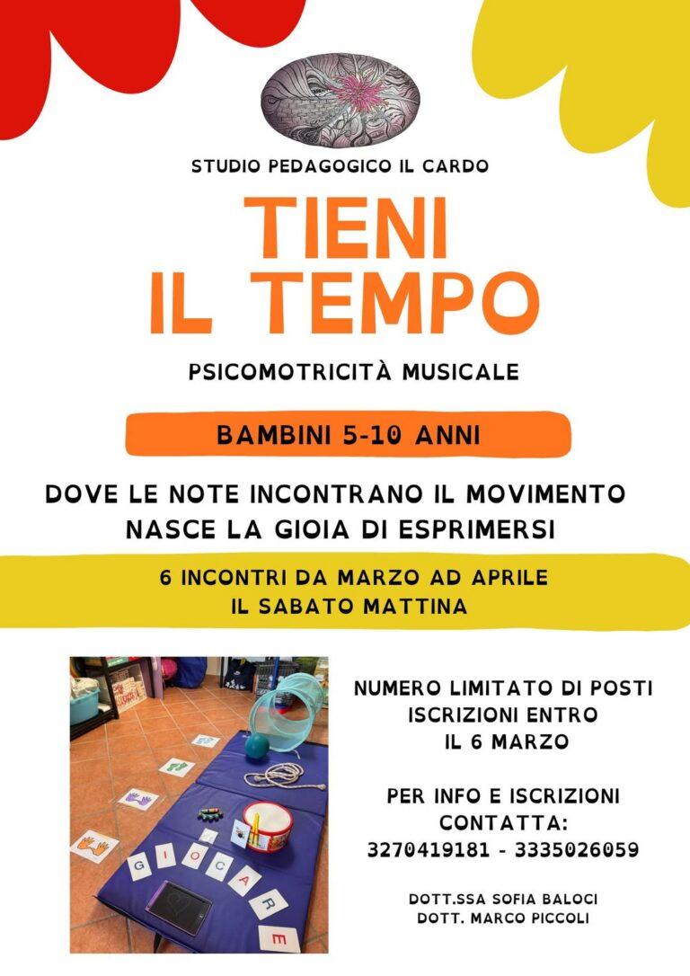 Trestina, allo studio pedagogico “Il Cardo” al via il laboratorio di psicomotricità musicale per bambini