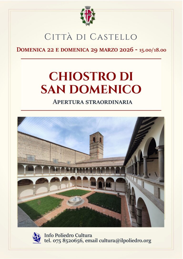 Chiostro di San Domenico aperto al pubblico: visite straordinarie il 22 e 29 marzo