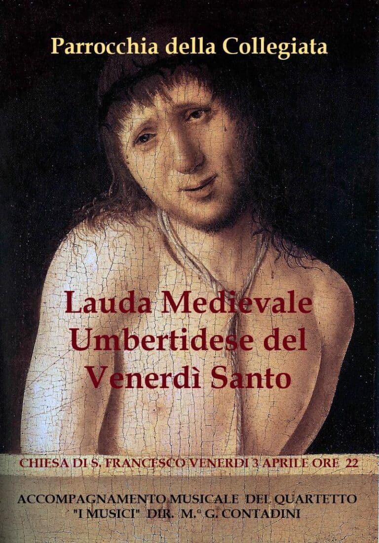 Umbertide, torna la Lauda Medievale del Venerdì Santo