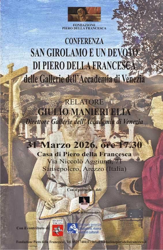 Alla Casa di Piero arriva Giulio Manieri Elia: conferenza su un capolavoro di Piero della Francesca