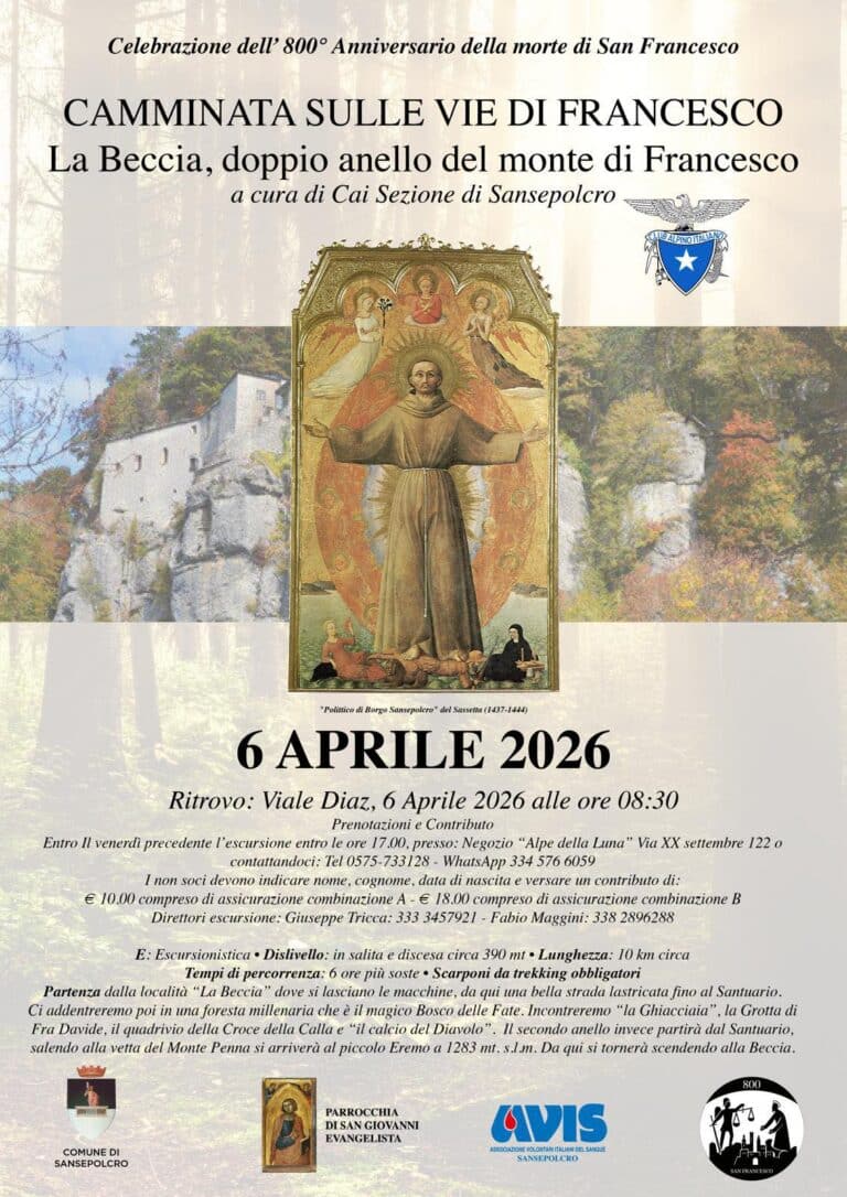 Sulle Vie di Francesco: escursione del CAI Sansepolcro tra natura e spiritualità