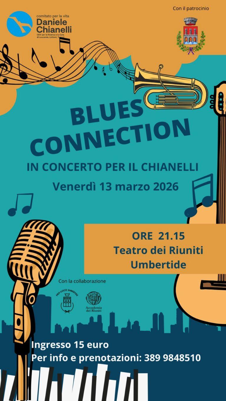 “Blues Connection per Chianelli”: il 13 marzo al Teatro dei Riuniti una serata di musica e solidarietà