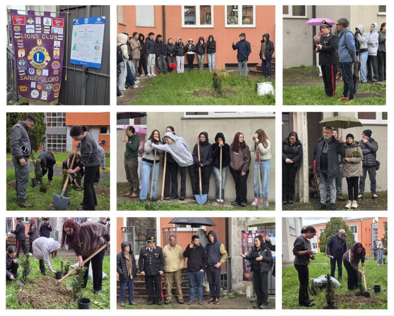 Sansepolcro, educazione ambientale e futuro sostenibile: il Lions Club celebra la “Festa dell’Albero nelle scuole”