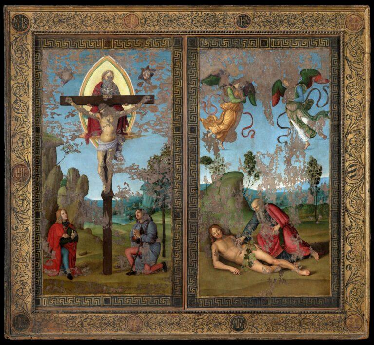 Presentato il restauro dello Stendardo di Raffaello: il capolavoro di Città di Castello pronto per il Metropolitan Museum