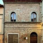 Facciata di Palazzo Prosperi Vitelli a Citerna