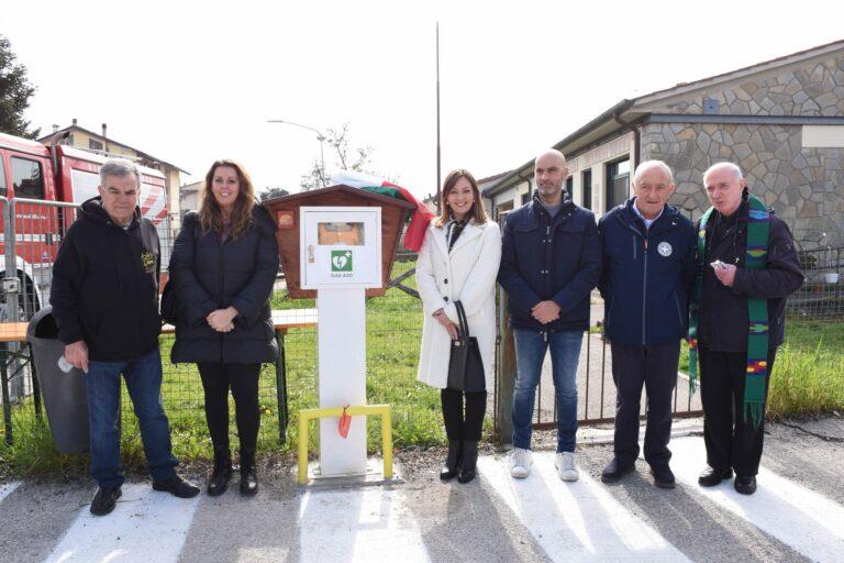 Piosina ha il suo defibrillatore grazie a Farmacie Tifernati