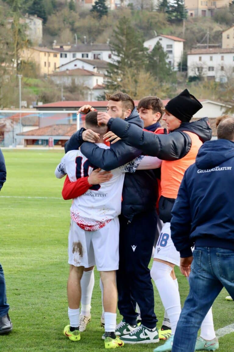Calcio: La Pietralunghese torna a sorridere, tre punti pesanti, Pierotti esalta il carattere dei suoi