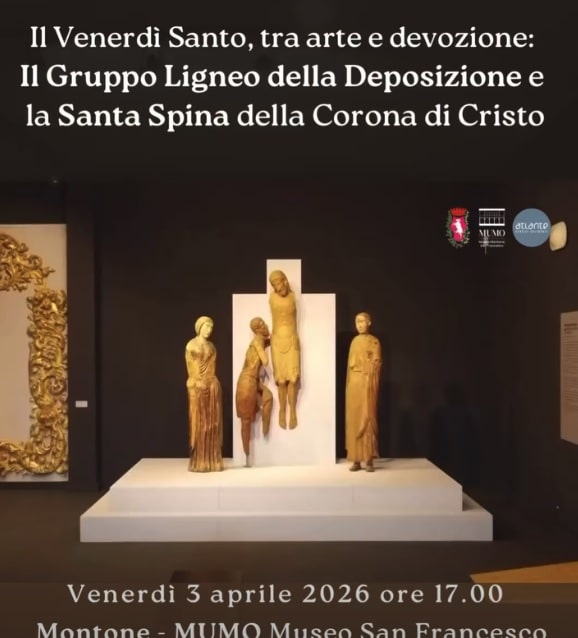 Montone, Venerdì Santo tra arte e fede: al MUMO il Gruppo della Deposizione e la Santa Spina
