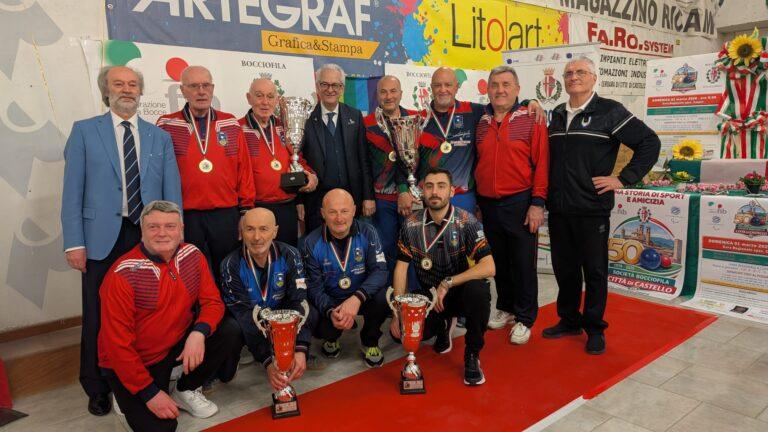 50 anni di Bocciofila Città di Castello: festa di sport e amicizia al bocciodromo
