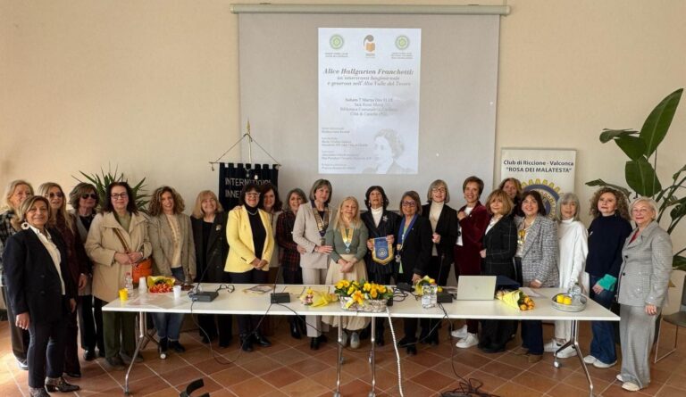 Inner Wheel, siglato il “Club Contatto” tra Città di Castello e Riccione nel segno di Alice Hallgarten Franchetti