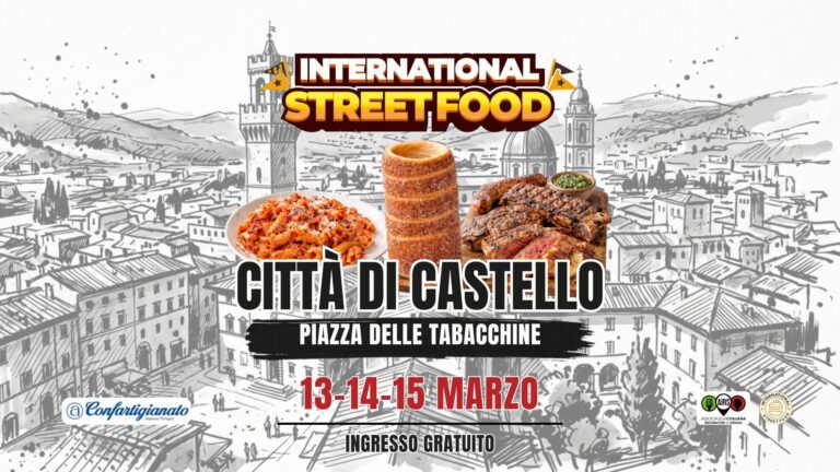 Città di Castello capitale dello street food: dal 13 al 15 marzo arriva l’International Street Food