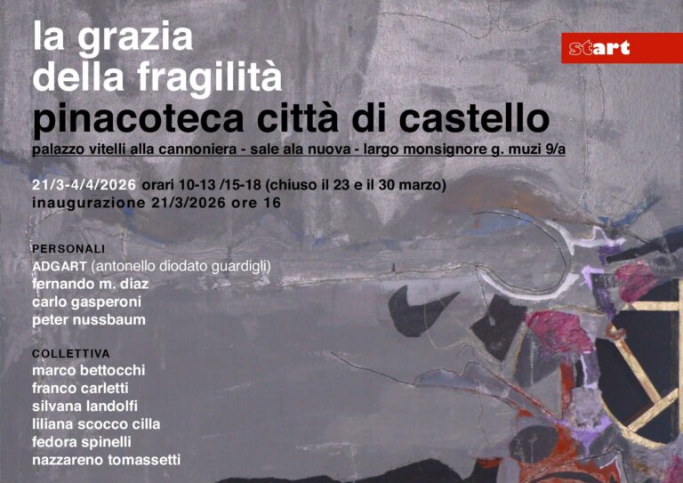 “La grazia della fragilità”: alla Pinacoteca di Città di Castello una mostra con protagonisti dell’arte contemporanea italiana