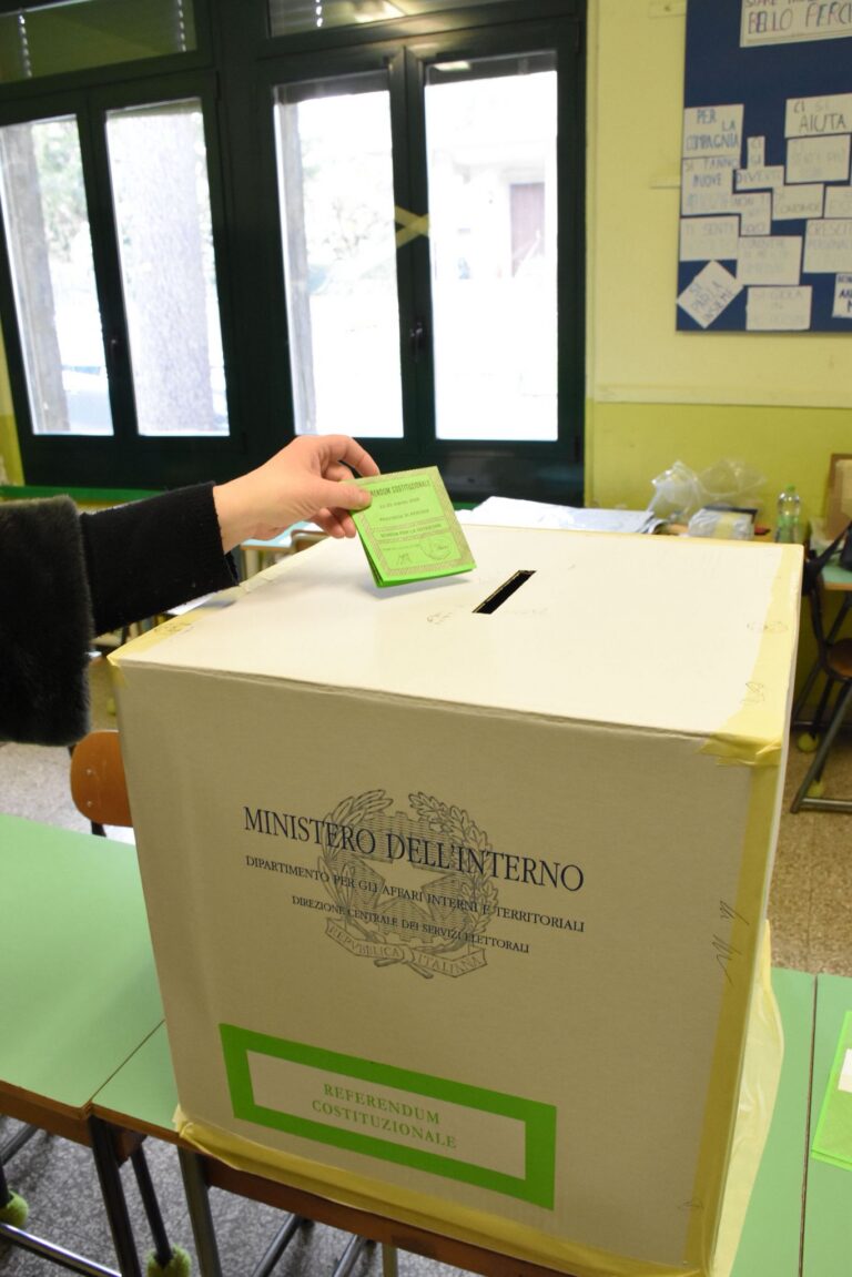 Referendum, affluenza al 51,99% a Città di Castello alle ore 23