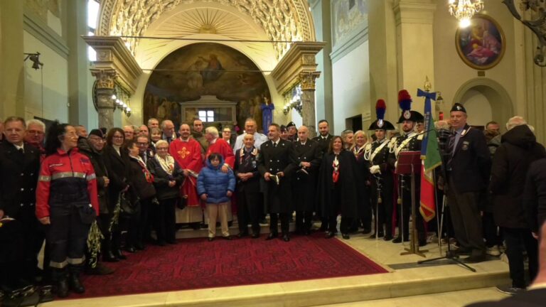 Giornata intensa per l’Associazione Carabinieri: assemblea e Precetto Pasquale al Santuario di Canoscio