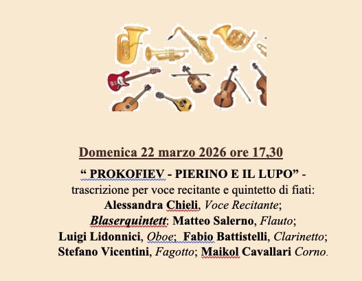 “Pierino e il Lupo” chiude la rassegna “Gli Arnesi della Musica” a Città di Castello