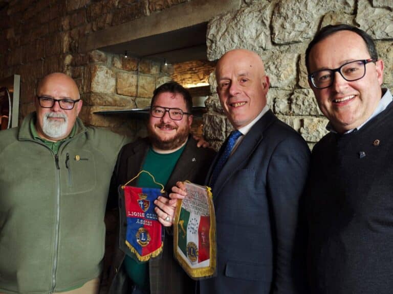 Il Lions Club Città di Castello Tiferno in visita alle spoglie di San Francesco
