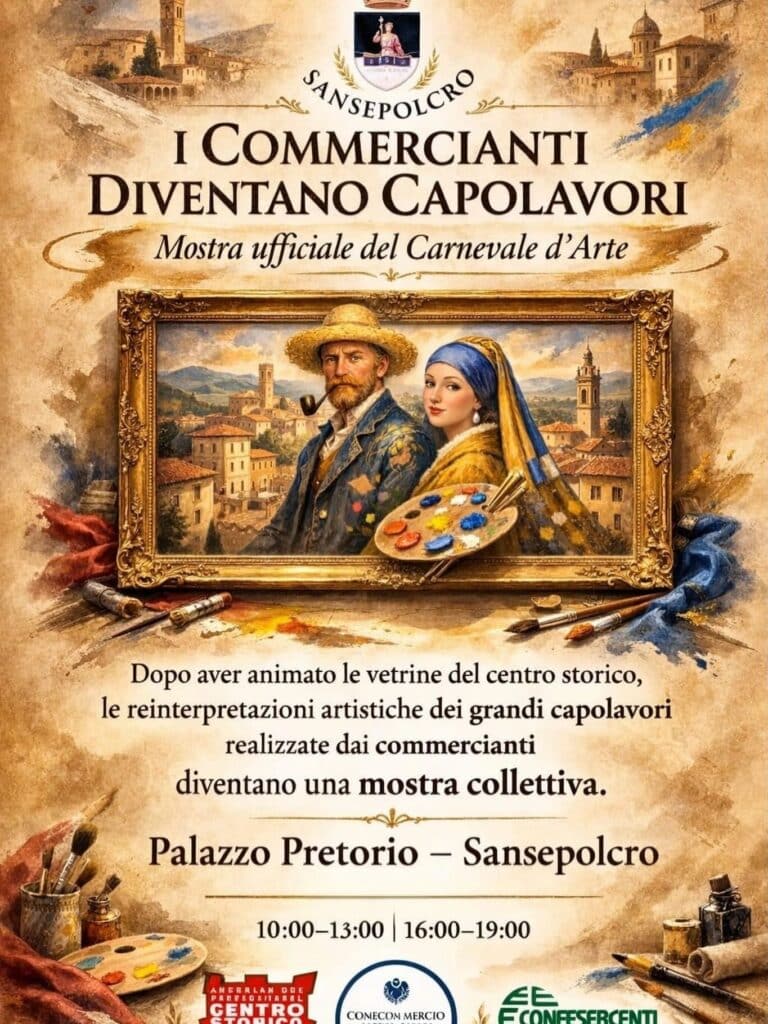 Sansepolcro, prorogata fino al 28 marzo la mostra “I Commercianti diventano Capolavori”