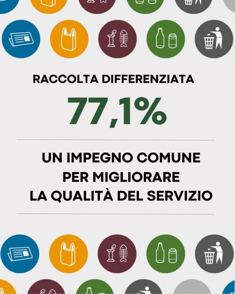 San Giustino, raccolta differenziata al 77,1%: controlli più attenti sul porta a porta