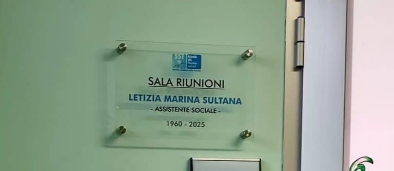Sansepolcro, intitolata a Letizia Marina Sultana la sala riunioni del distretto sanitario