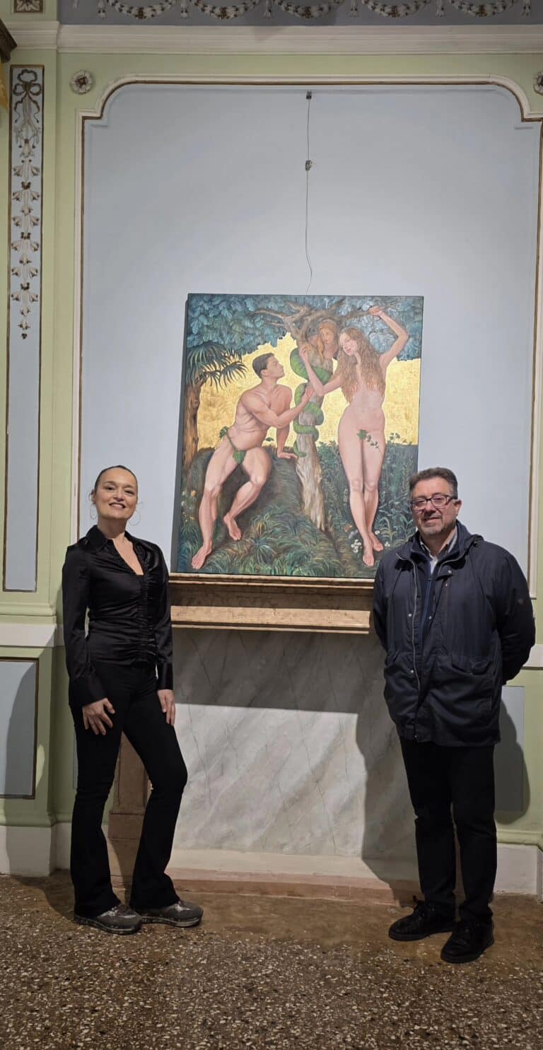 Durante la Biennale di Venezia la tifernate Moira Lena Tassi: arte tra ritratto e contemporaneità