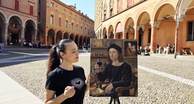 ​Raffaello “Magister” a Città di Castello: l’omaggio pittorico di Moira Lena Tassi tra arte e convivialità