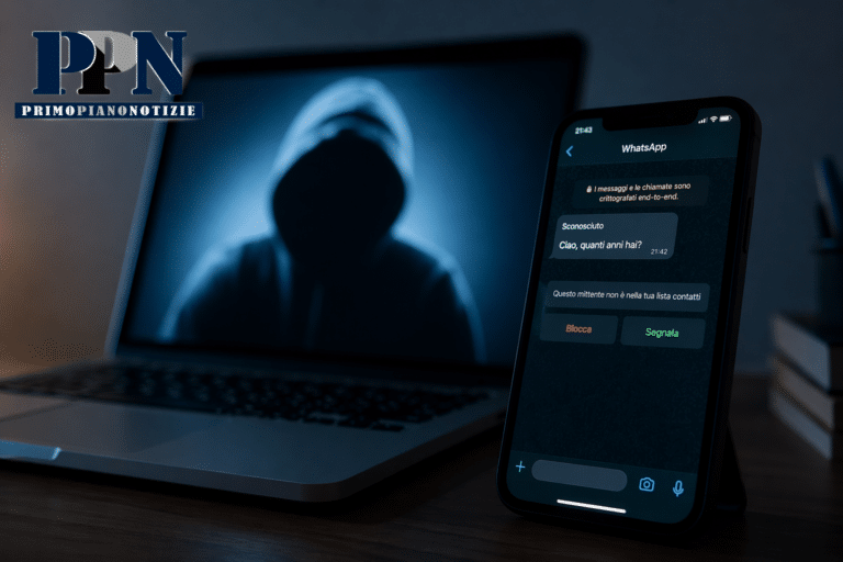 Adescamento online di minori, indagato 35enne tifernate