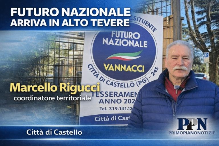 Futuro Nazionale sbarca a Città di Castello: Marcello Rigucci coordinatore per l’Altotevere