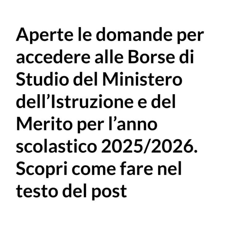 Borse di studio 2025/2026 ad Anghiari: domande entro il 17 aprile