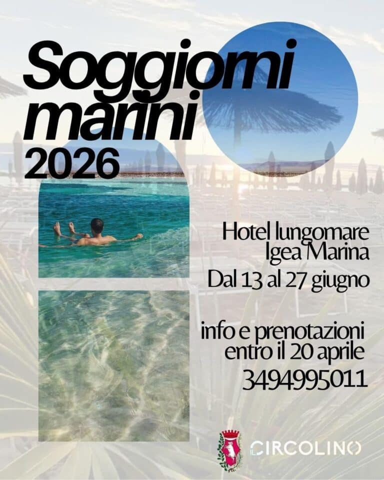 Montone, al via i “Soggiorni Marini 2026”: vacanze tra relax e socialità a Igea Marina