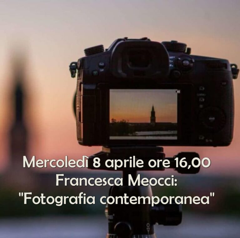 Città di Castello, incontro UNITRE sulla fotografia contemporanea con Francesca Meocci
