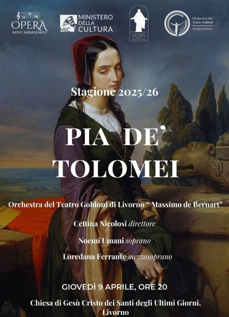 Livorno, “Pia de’ Tolomei”: protagonista il soprano Noemi Umani