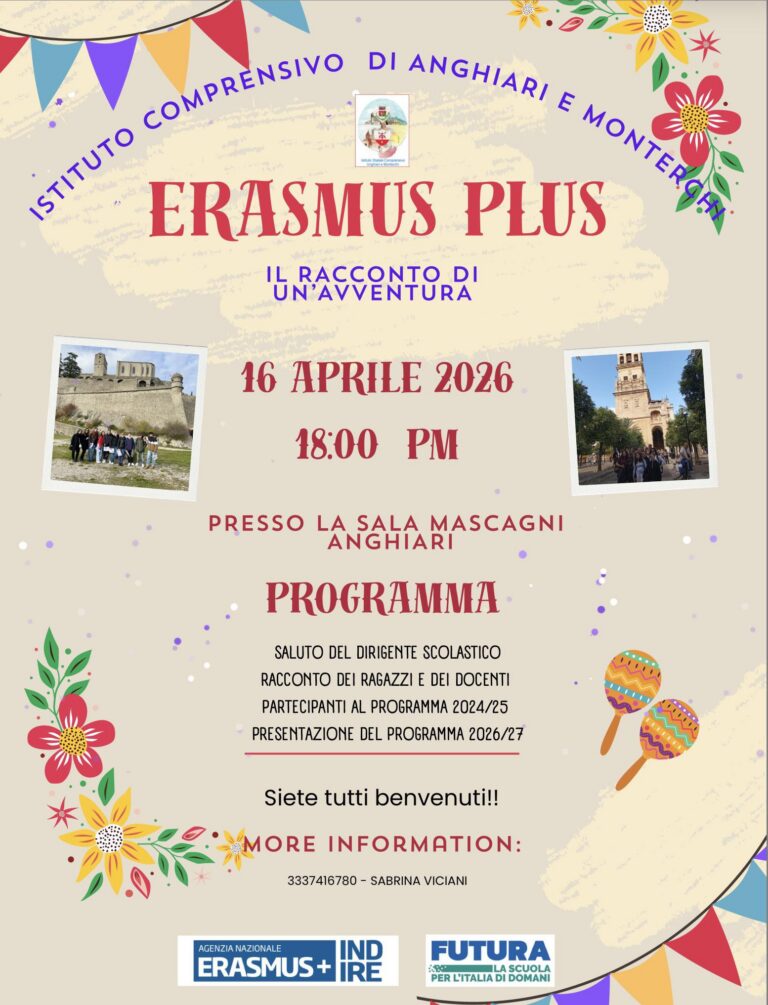 Erasmus Plus: ad Anghiari un incontro per raccontare esperienze e nuove opportunità