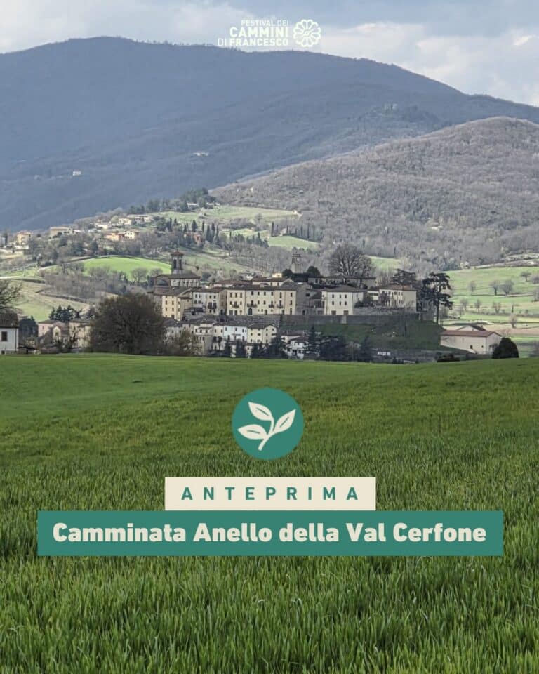 Festival dei Cammini di Francesco: il 19 aprile camminata tra Citerna e Monterchi nell’Anello della Val Cerfone