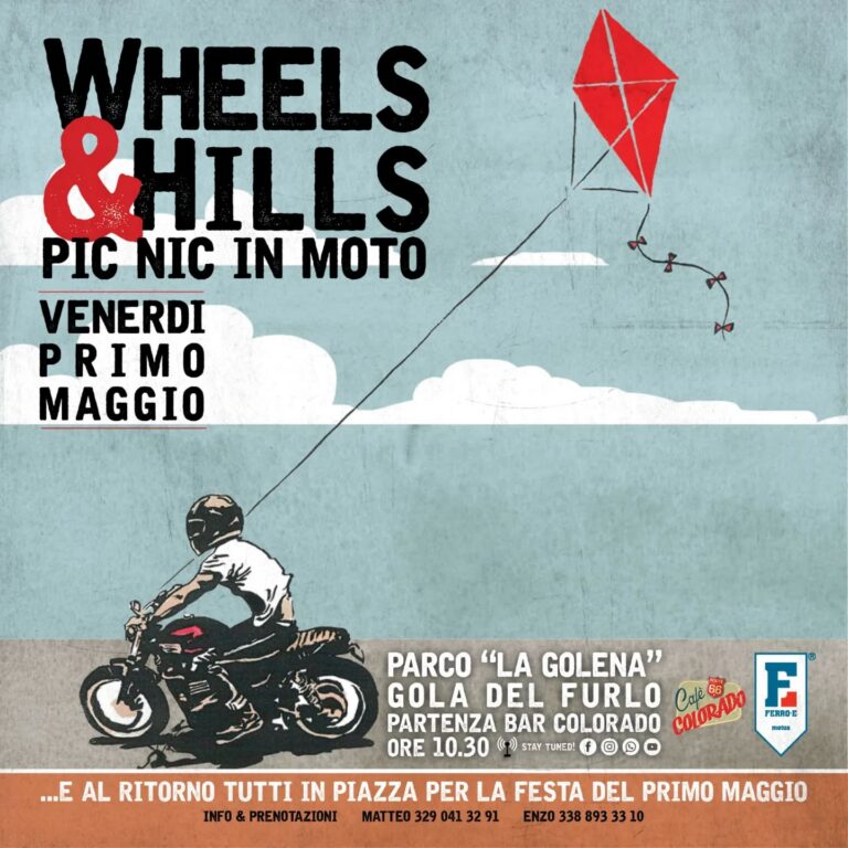 “Wheels & Hills”: moto, natura e convivialità per il Primo Maggio alla Gola del Furlo con FERRO E motus