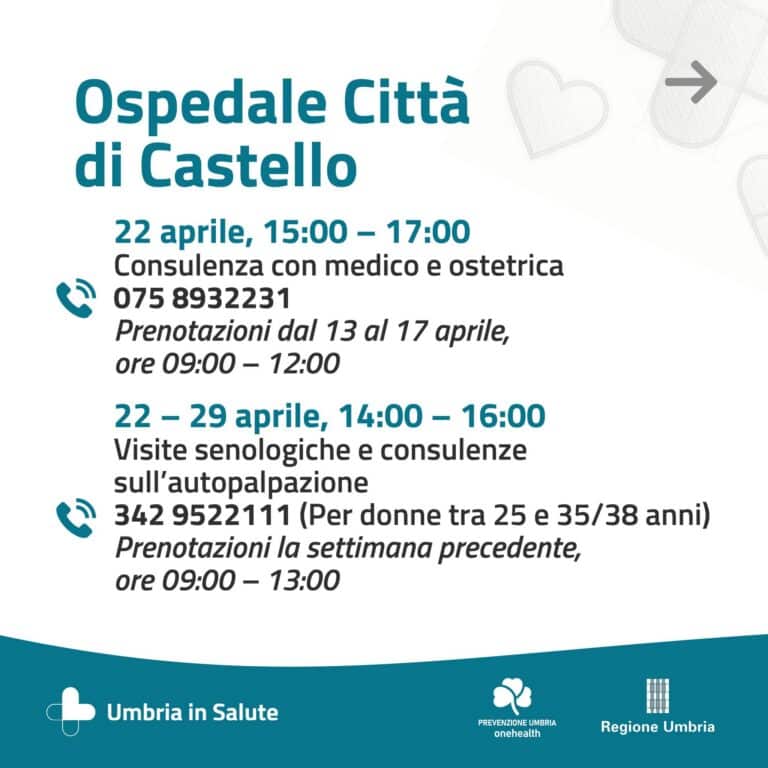 Umbria in Rosa: screening gratuiti. Tutti gli appuntamenti a Città di Castello