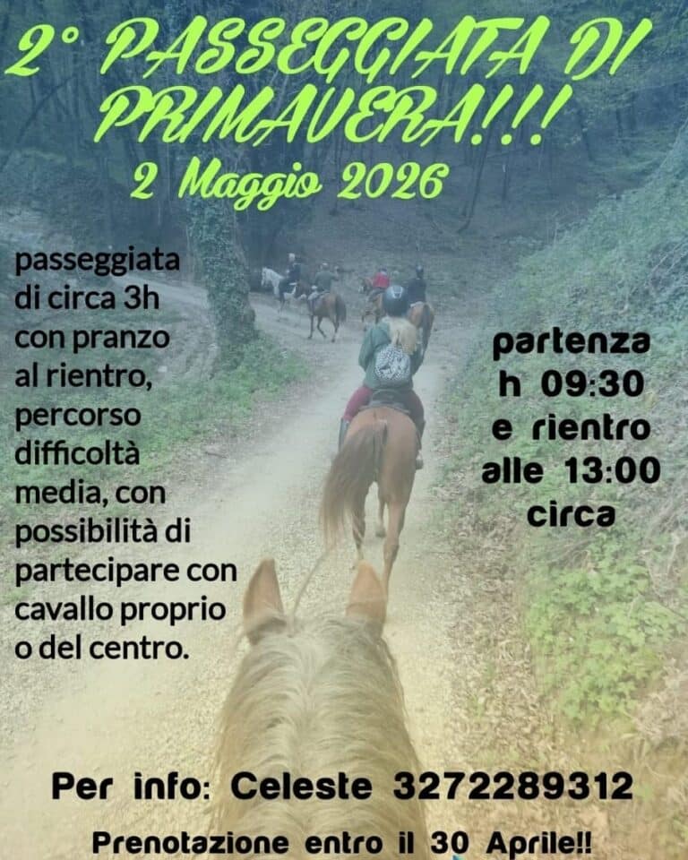 2ª Passeggiata di Primavera a Cavallo a Città di Castello