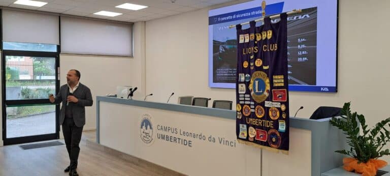 Umbertide, sicurezza stradale e giovani: il Lions in campo con il Campus DaVinci